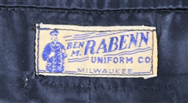 1953-65 Milwaukee Braves Milwaukee County Stadium Game Worn #11 Usher's Jacket (MEARS LOA)