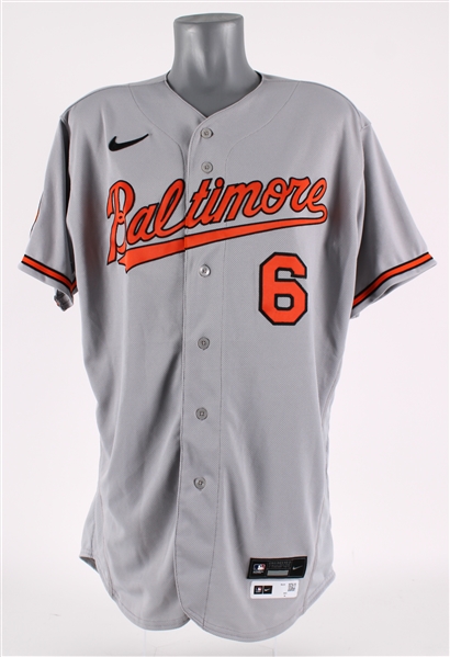 2023 Ryan Mountcastle Baltimore Orioles Signed Game Worn Road Jersey (MEARS LOA/JSA)