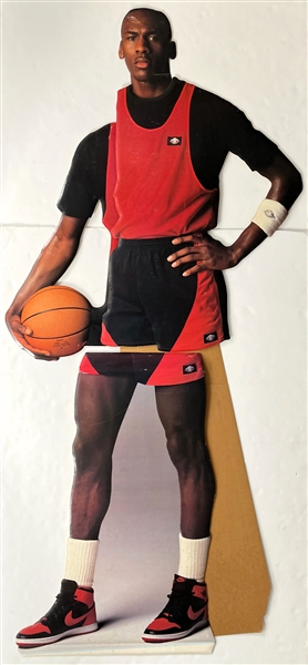 1985 Michael Jordan Chicago Bulls Nike Air Jordan I Stand Up Advertising Display