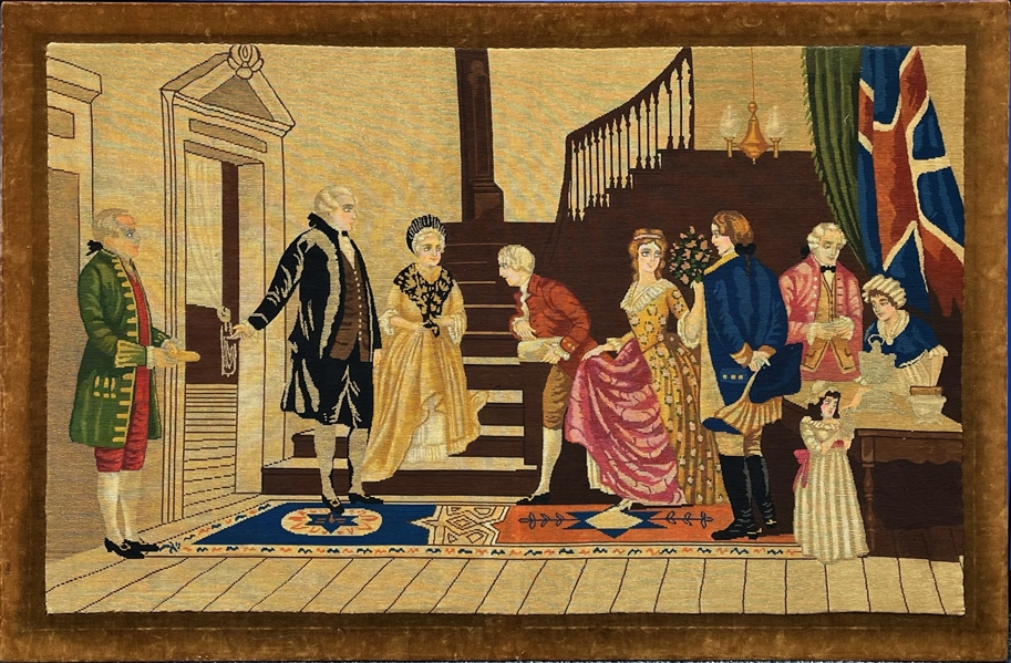 George Washington 40" x 61" Framed Tapestry