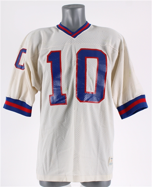 1982-83 Brad Ven Pelt New York Giants Game Worn Road Jersey (MEARS LOA)