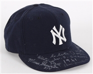 1961 New York Yankees World Series Champions Multi Signed Cap w/ 5 Signatures Including Yogi Berra, Whitey Ford, Clete Boyer & More (JSA)