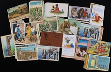 1920's-60's Black Americana Postcard Collection - Lot of 250+