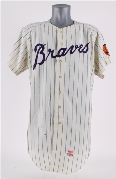 1971 Gary Neibauer Atlanta Braves Game Worn Home Jersey (MEARS LOA)