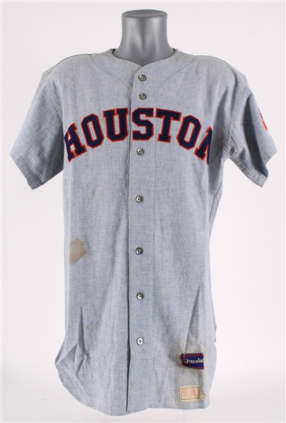 1966 Gary Kroll Houston Astros Game Worn Road Jersey (MEARS LOA)