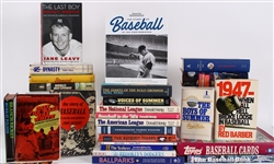 1970s-2000s Baseball Books and Postcards (Lot of 30)