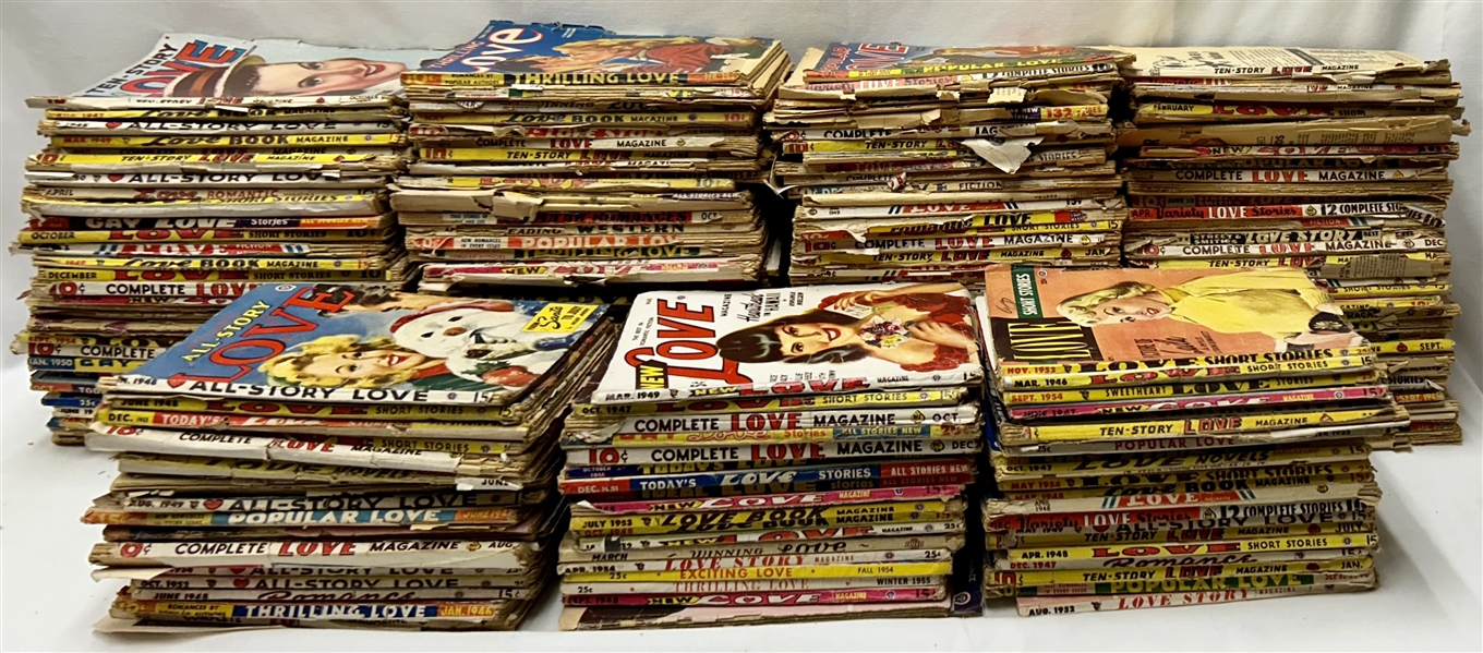 1945-1954 Complete Love Stories, All-Story Love, Love Book Magazines & more (Lot of 125+)