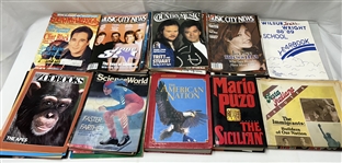 1980s-1990s Pinback Buttons, Magazines, Movie Posters (Lot of 200+)