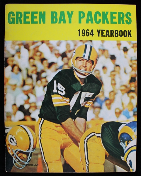 1964 Green Bay Packers Team Yearbook w/ Bart Starr Cover