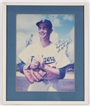 1955-1966 Sandy Koufax Brooklyn Dodgers Signed 15x18 Framed Photo (JSA) 