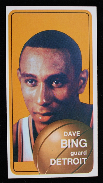 1970 Dave Bing Detroit Pistons Topps #125 Basketball Trading Card