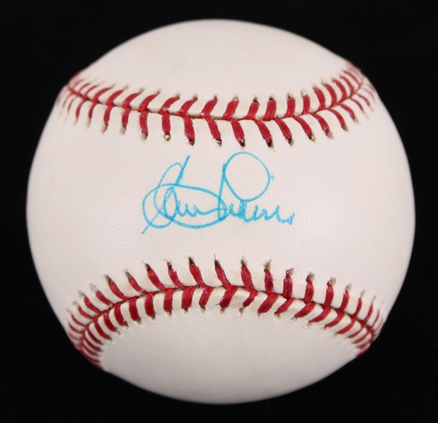 1995-99 Clem Labine Brooklyn Dodgers Signed ONL Coleman Baseball (JSA)