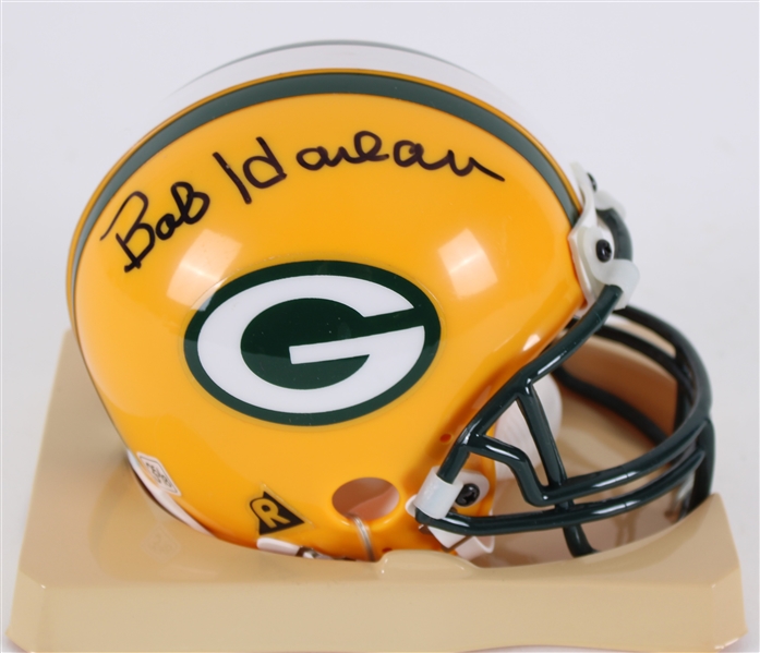 2000s Bob Harlan Green Bay Packers Signed Mini Helmet (JSA)