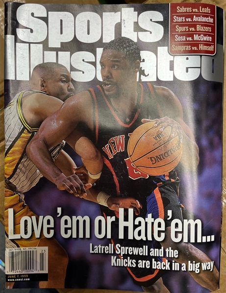 1999 Sports Illustrated Magazines Featuring Latrell Sprewell (10 Boxes)