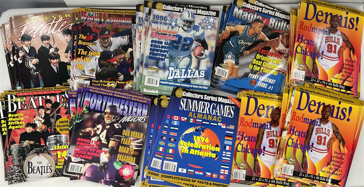 1990s Magazine Collection; Beatles, NFL, Olympic Games & more (Lot of 50+)