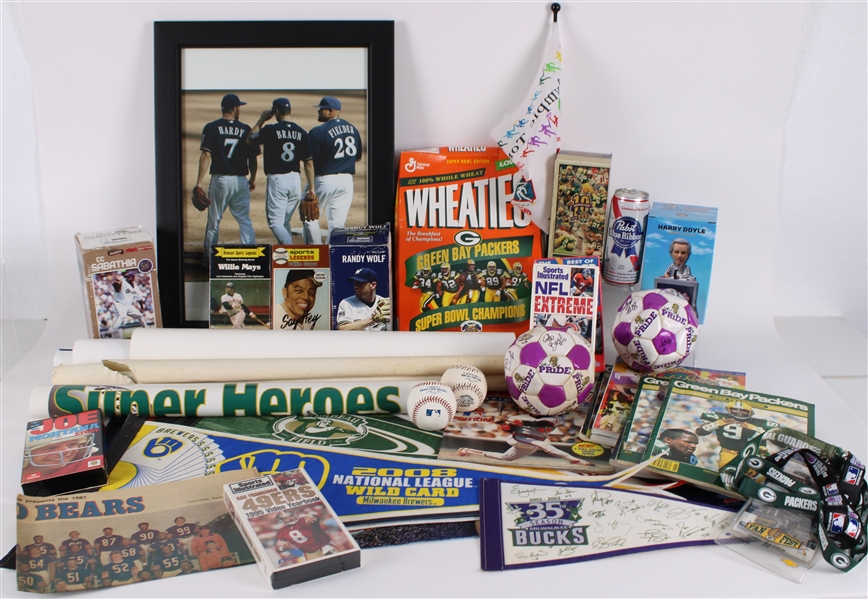 1980s-2000s Baseball, Football, Soccer Collection Star Wars Glassware & more (Lot of 150+)