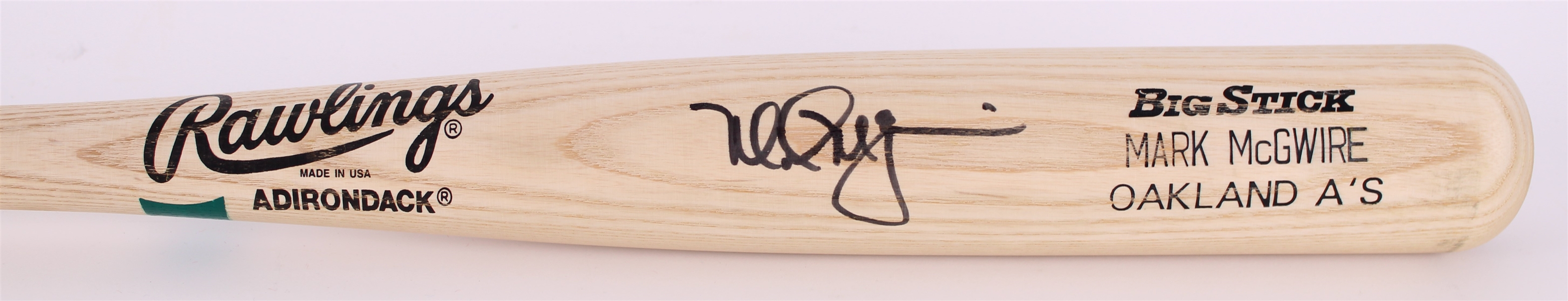 1990-97 Mark McGwire Oakland Athletics Signed Rawlings Adirondack Bat **386**