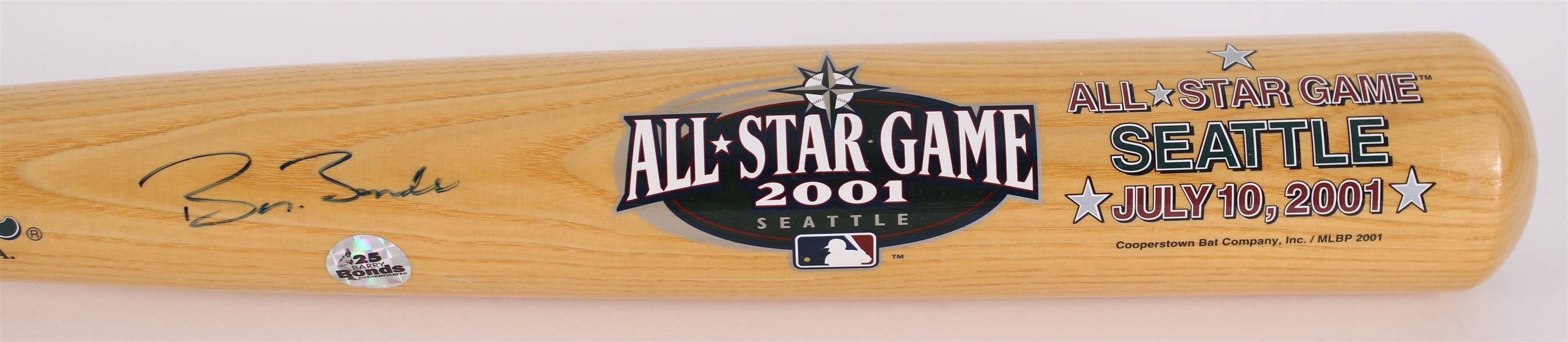 2001 Barry Bonds San Francisco Giants Signed Cooperstown Bat Co. All Star Game Bat **Bonds Hologram / 354**