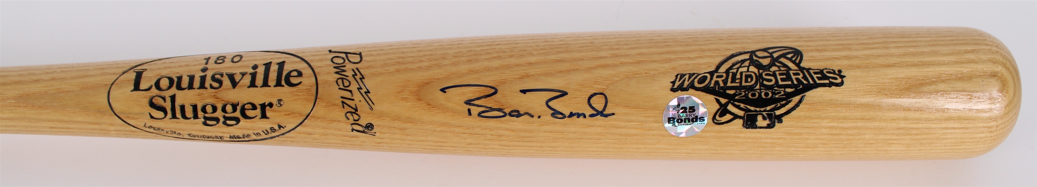 2002 Barry Bonds San Francisco Giants Signed Louisville Slugger World Series Commemorative Bat **Bonds Hologram / 355**