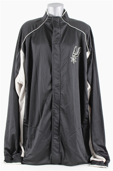 2004-06 Tim Duncan San Antonio Spurs Warm Up Jacket (MEARS LOA/100% Authentic LOO)