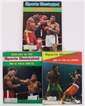 1971-78 Muhammad Ali World Heavyweight Champion Sports Illustrated Magazines - Lot of 3