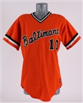 1987-88 Baltimore Orioles Prototype Jersey (MEARS LOA)