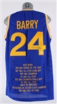 2015 Rick Barry Golden State Warriors Signed Career Highlights Jersey *JSA* **326**