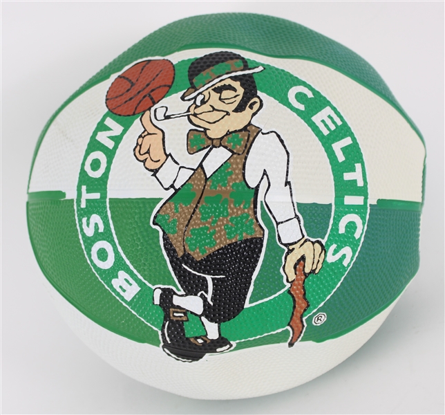 1972 Boston Celtics Logo Basketball Originating From Bill Russell Jersey Retirement Ceremony