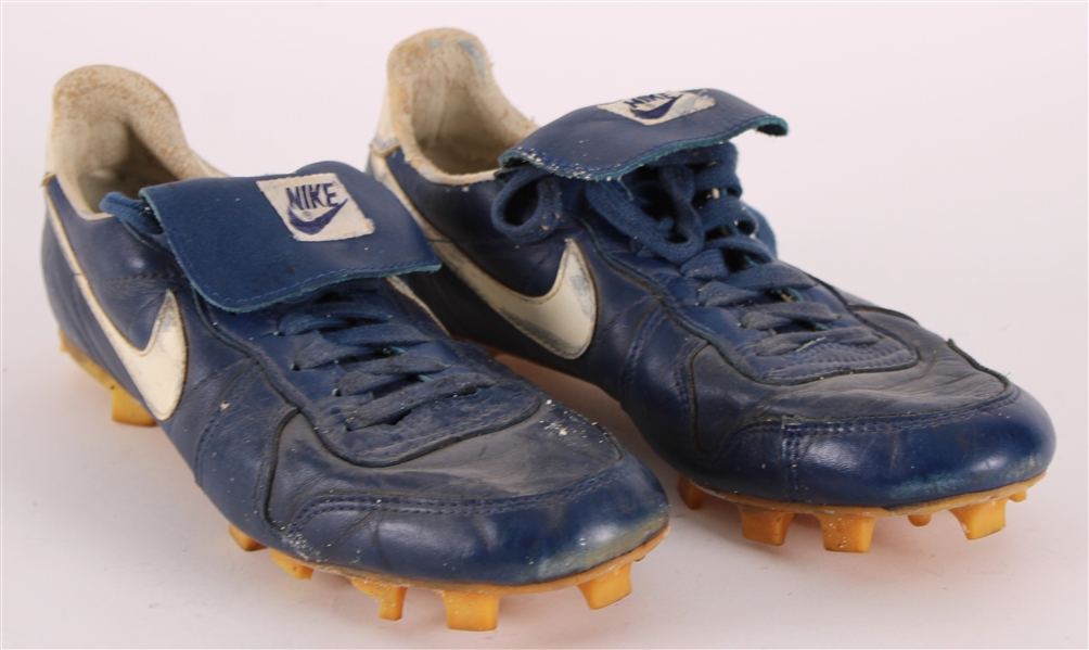 1984 Pedro Guerrero Los Angeles Dodgers Nike Game Worn Cleats (MEARS LOA)