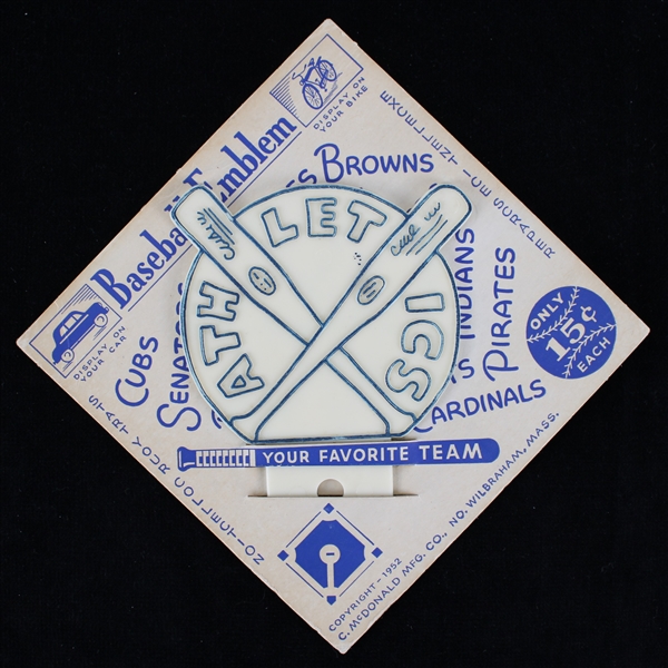 1952 Philadelphia Athletics MOC Baseball Emblem