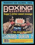 1981 Sugar Ray Leonard Signed Boxing Illustrated Magazine (JSA)