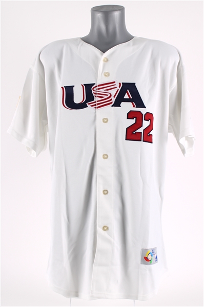 2006 Roger Clemens Team USA Autographed Replica Majestic Jersey (TriStar) (JSA) (397)