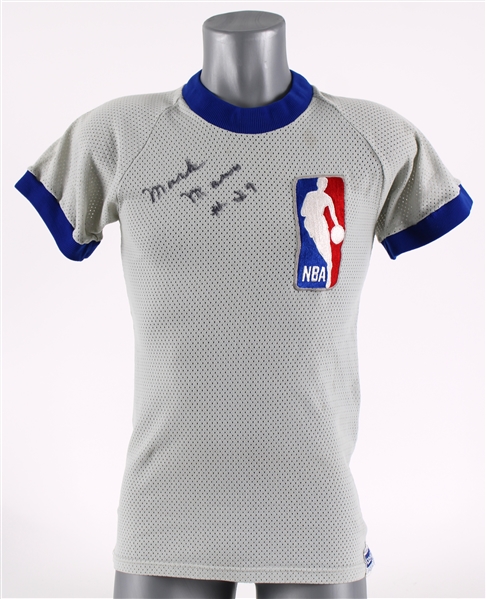 1970-75 Mark Mano NBA Referee Signed Game Worn Referee Jersey (MEARS LOA)