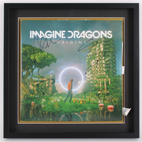 2018 Imagine Dragons Signed 16x16 Framed Origins Album (JSA)