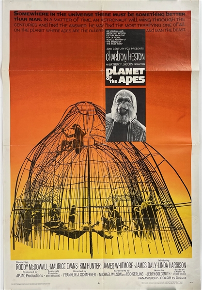 1968 Planet of the Apes LE 68/50 27x41 Poster 