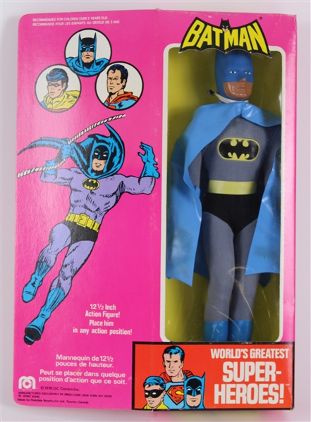 1976 Batman Mego 12.5" Action Figure (MIB)