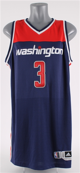 2014-15 Bradley Beal Washington Wizards Game Worn Road Jersey (MEARS A5)