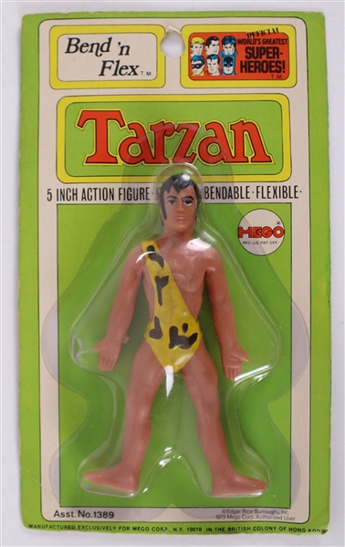 1973 Tarzan King of the Jungle MOC MEGO Bend n Flex 5" Posable Action Figure