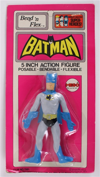 1972 Batman MOC MEGO Bend n Flex 5" Posable Action Figure