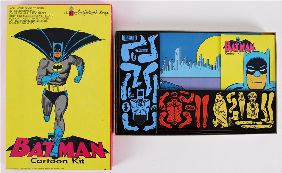 1966 Batman MIB Cartoon Kit by Colorforms