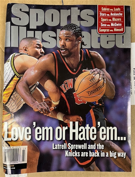 1999 Sports Illustrated Magazines Featuring Latrell Sprewell (Lot of 500+)