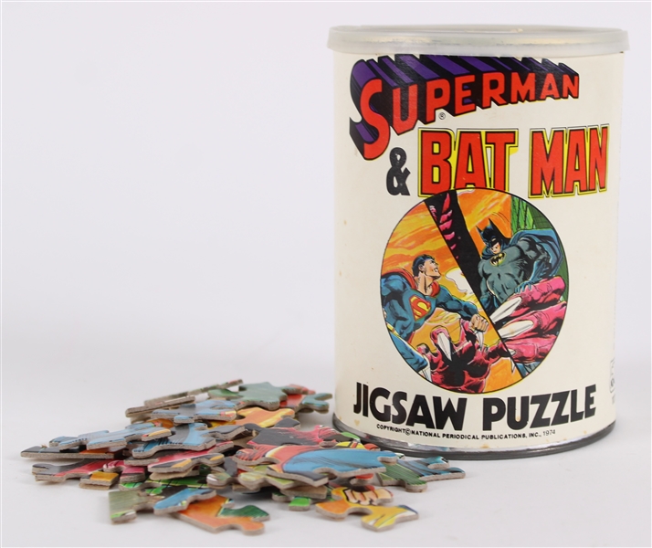 1974 Superman & Batman 200 Piece Jigsaw Puzzle by American Publishing