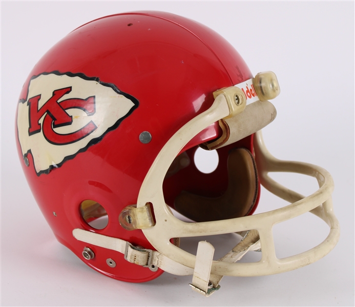 1976-79 Kansas City Chiefs Game Worn Helmet (MEARS LOA)