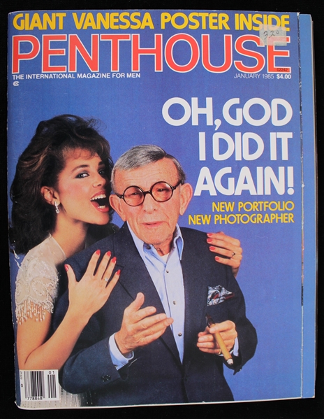 1985 Penthouse Magazine Featuring Vanessa Williams with George Burns