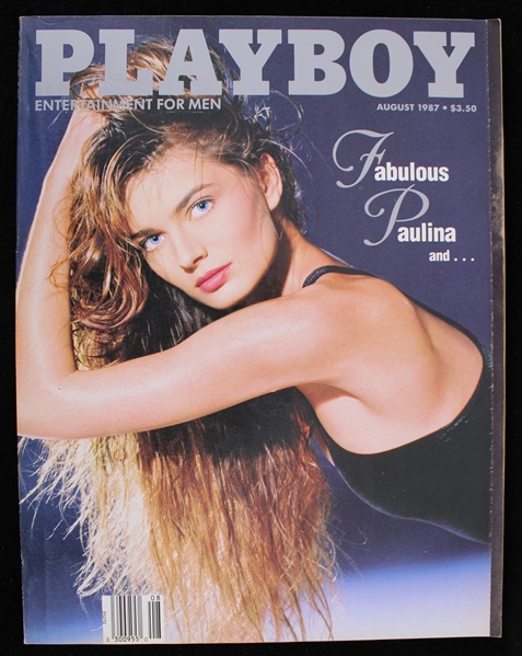 1987 Playboy Magazine Featuring Paulina Porizkova