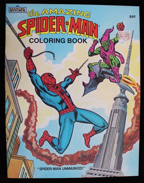 1983 Marvel Books The Amazing Superman Coloring Book