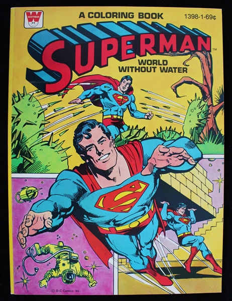 1980 Whitman Superman Coloring Book