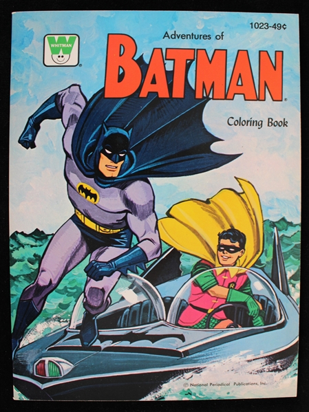 1966 Whitman Adventures of Batman Coloring Book