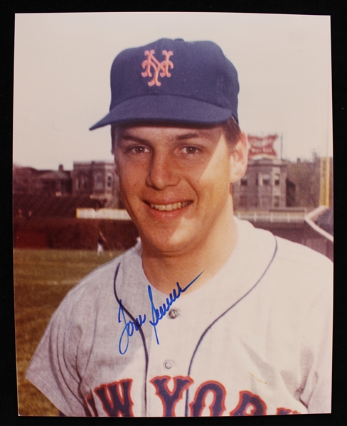 1967-1977 Tom Seaver New York Mets Signed 8x10 Photo (JSA)