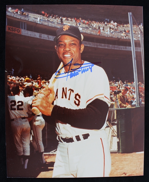 1951-1972 Willie Mays San Francisco Giants Signed 8x10 Photo (JSA)